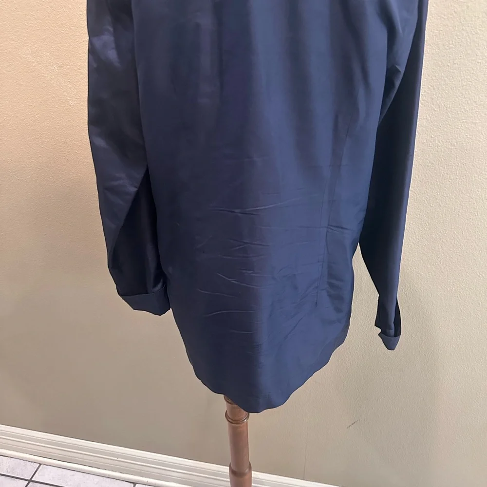 Talbots Midnight Blue Button Down Shirt - Picture 11 of 14